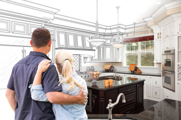 Professional Cabinet Installation technician working in Westville, NJ